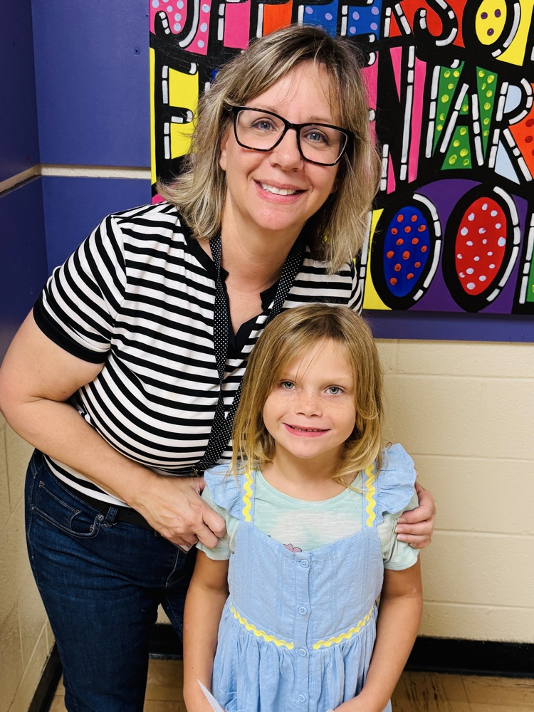 Kenley McDaniel with Ms. Mahoney