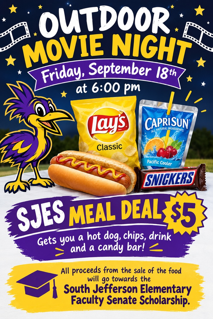 roadrunner Meal Deal flyer for movie night 