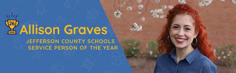 Allison Graves JCS Service Person of the Year