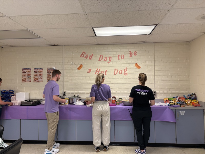 teacher buffet lunch