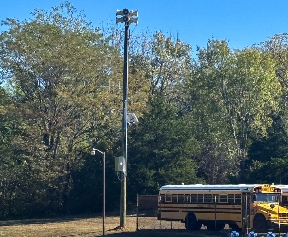 New addition of tornado notification systems on Danby Campus