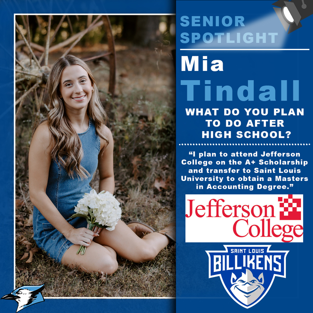 Senior Spotlight-Mia Tindall