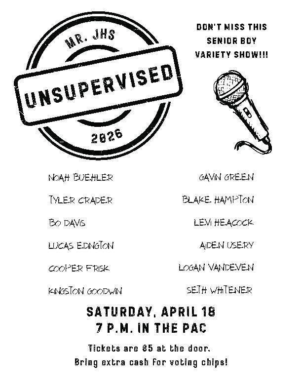Mr. JHS 2026 Flyer