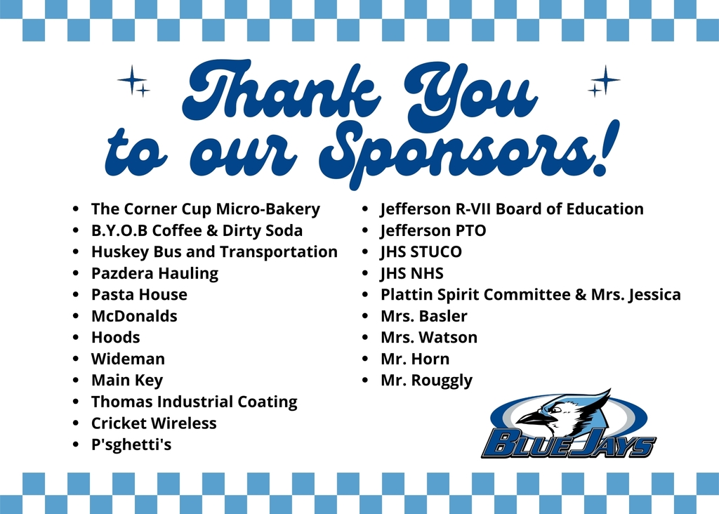 Thank You to Our Sponsors!