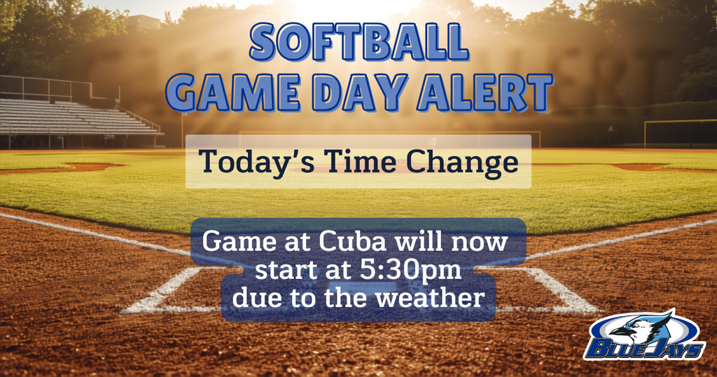 Softball Time Change at Cuba Today