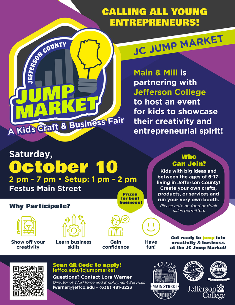 The JC Jump Market: A Kids Craft & Business Fair