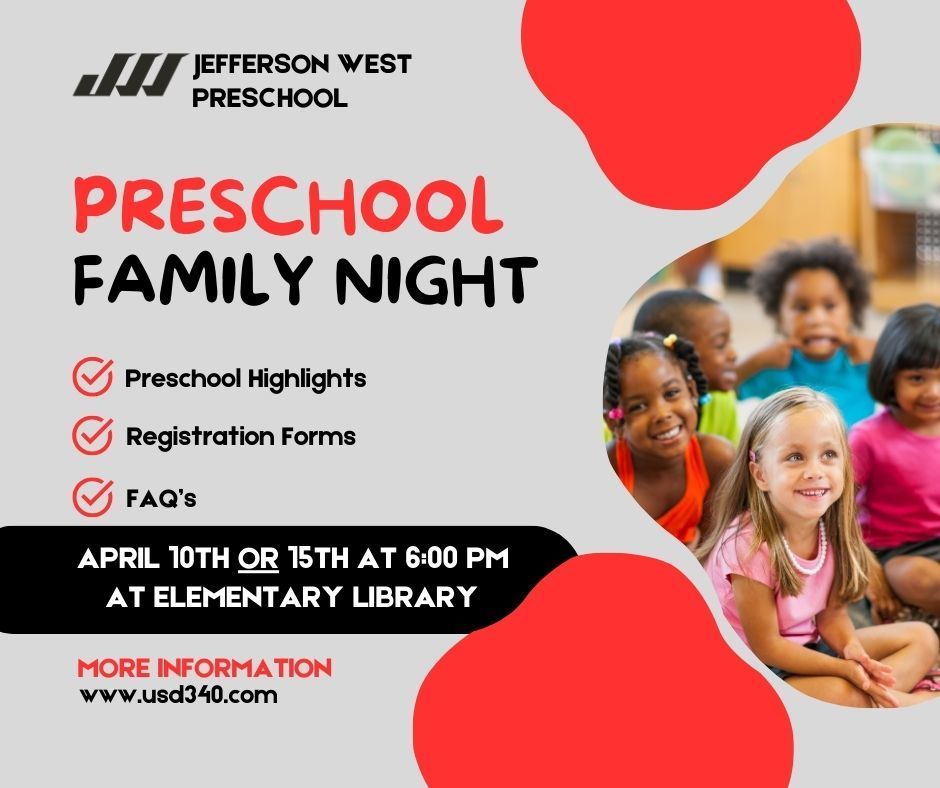 Preschool Family Night at ES Library