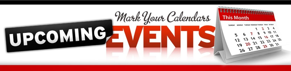 Weekly Events Mark Your Calendars