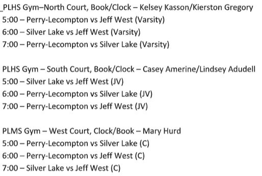 Perry-Lecompton Volleyball