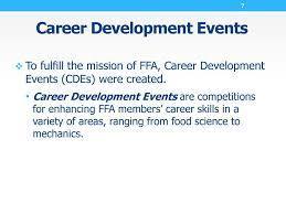 FFA CDE Definition