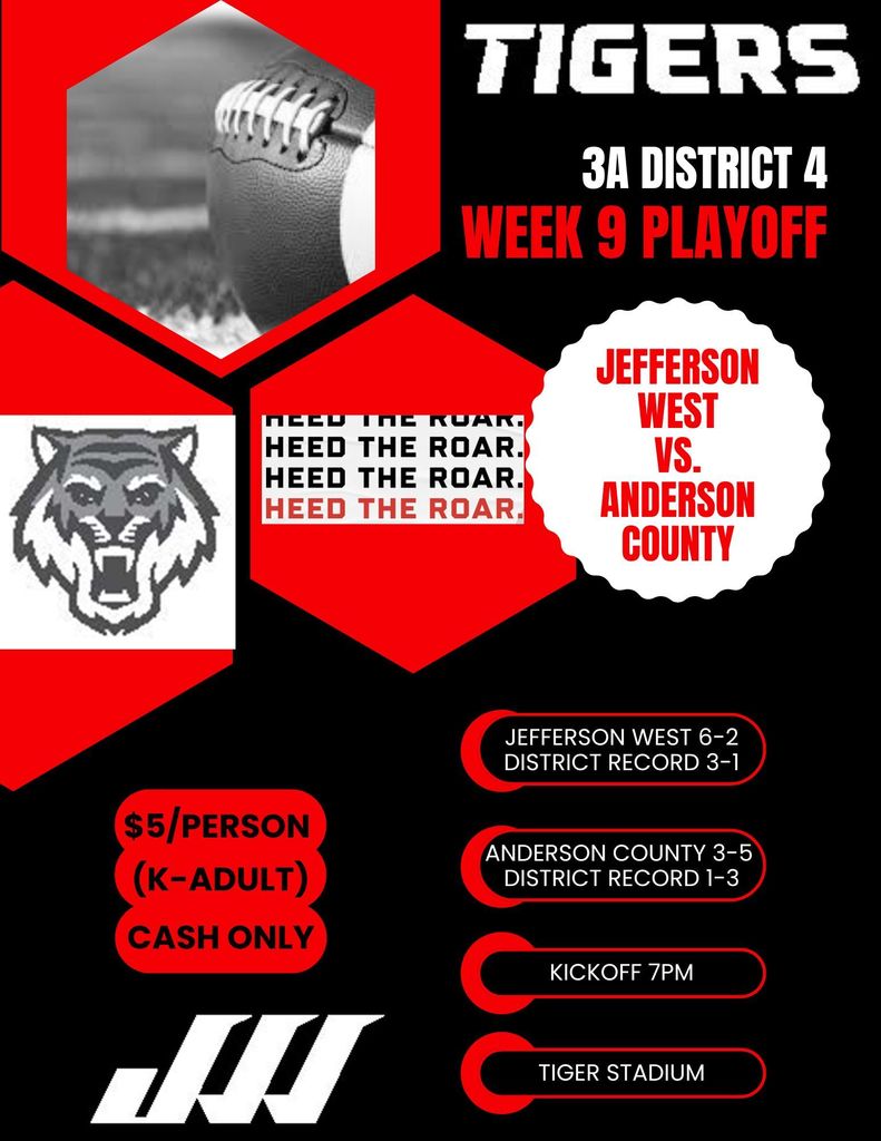 Jefferson West vs. Anderson County