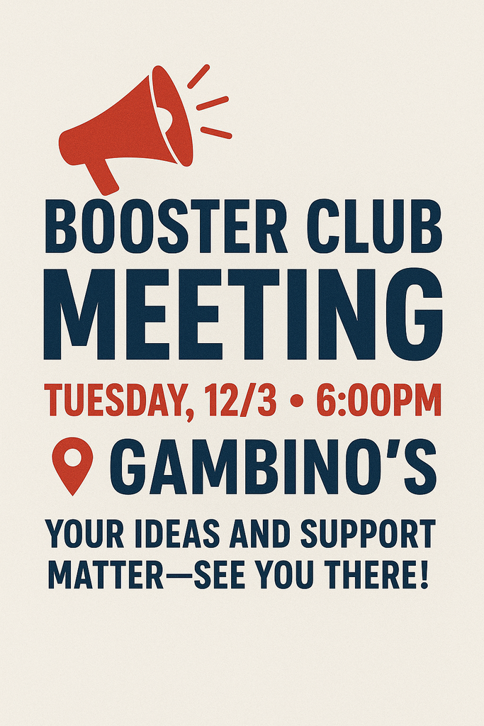 December Booster Club Meeting