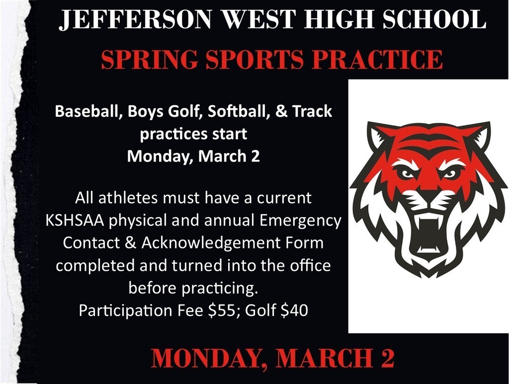 Spring Sports Practices Begin