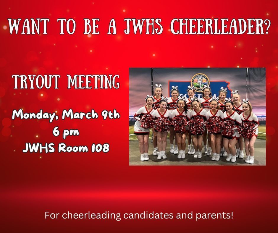Cheer Tryout Info meeting