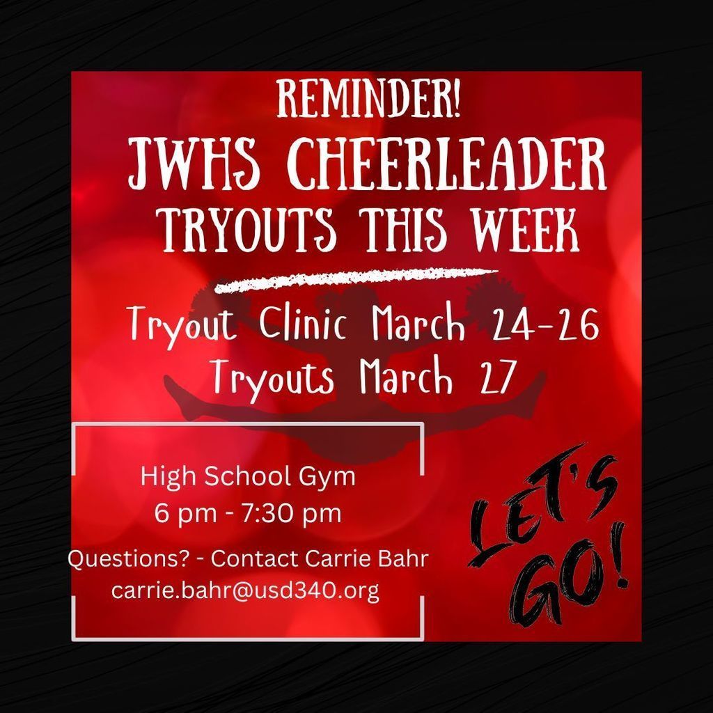 Cheerleader Tryouts 2026