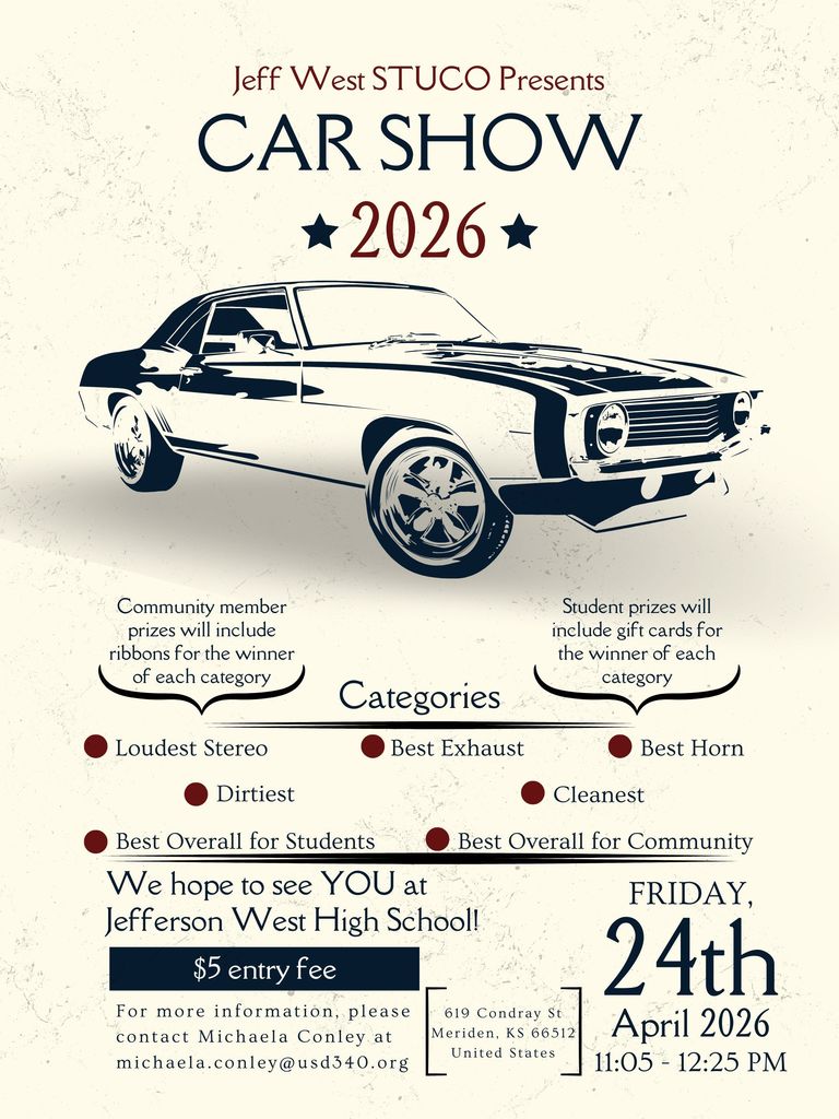 JWHS StuCo Car Show