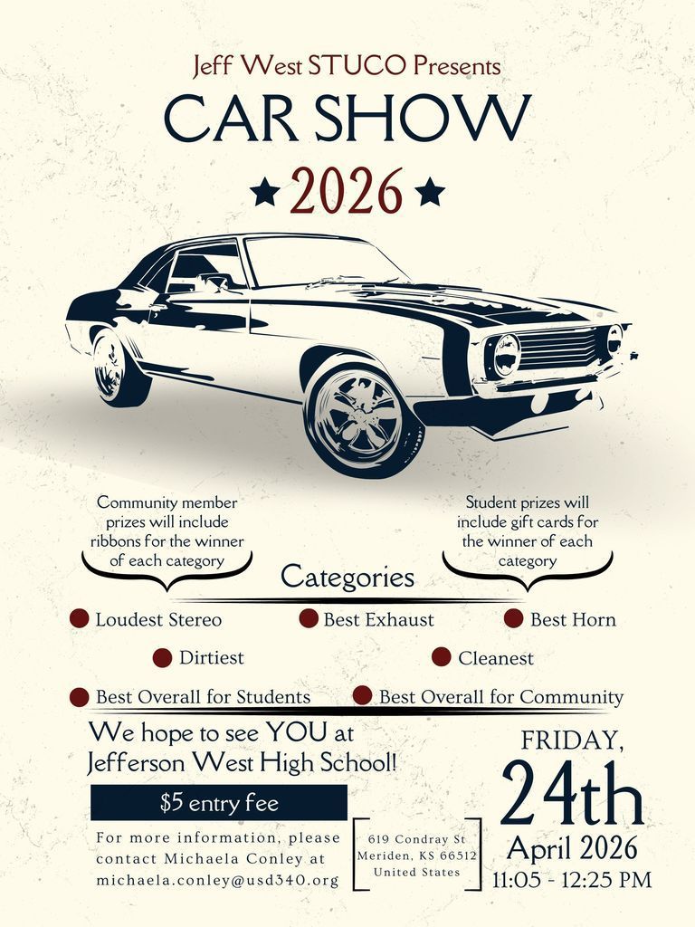 JWHS StuCo Car Show
