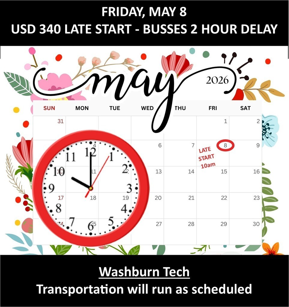 May 8 Late Start