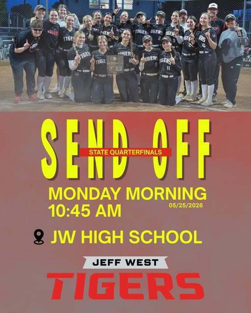 Softball State Sendoff