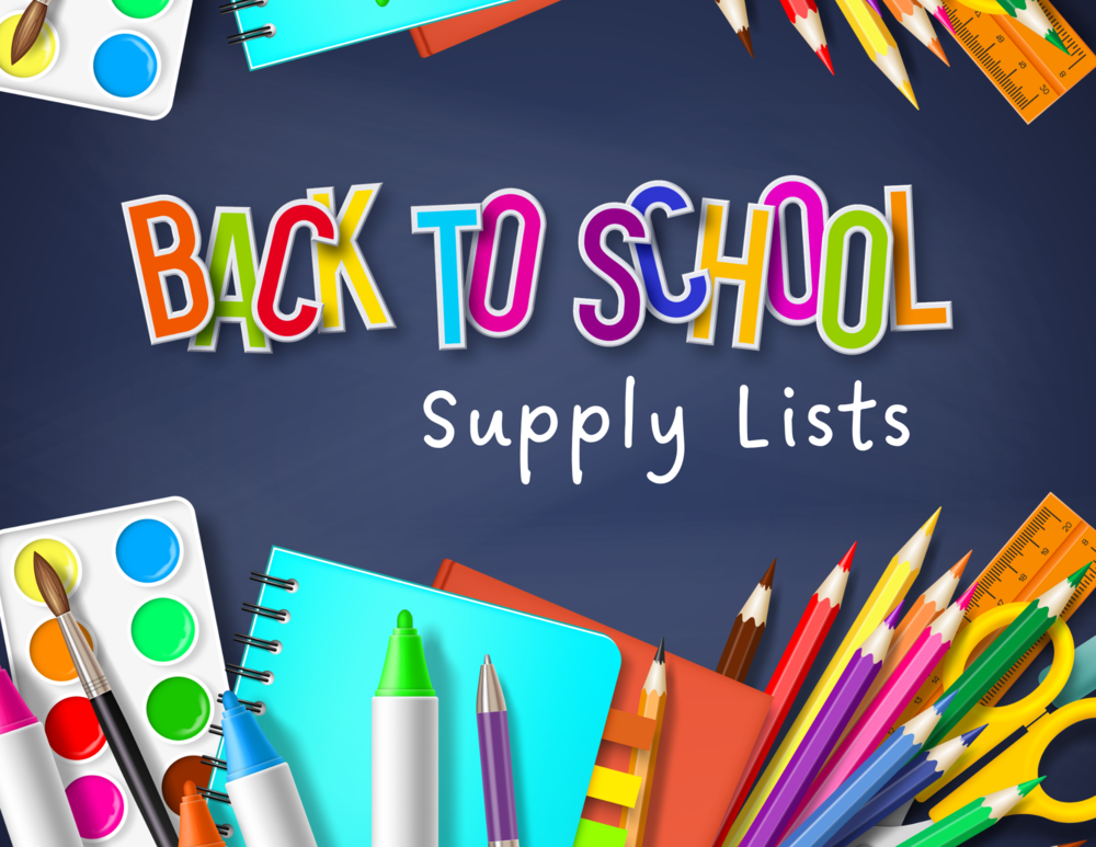 Back to School Supply Lists