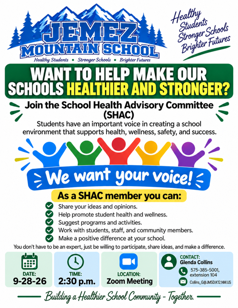 School Health Advisory Flyer
