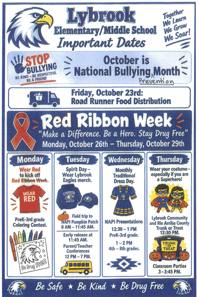 LES Red Ribbon Week Flyer