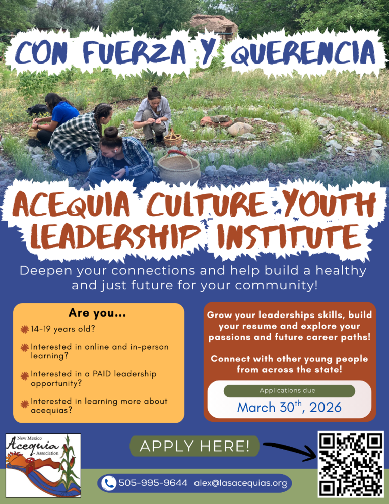 Acequia Youth Banner