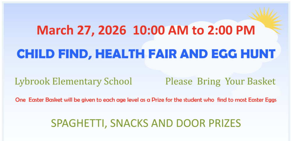 Child Find Banner Lybrook