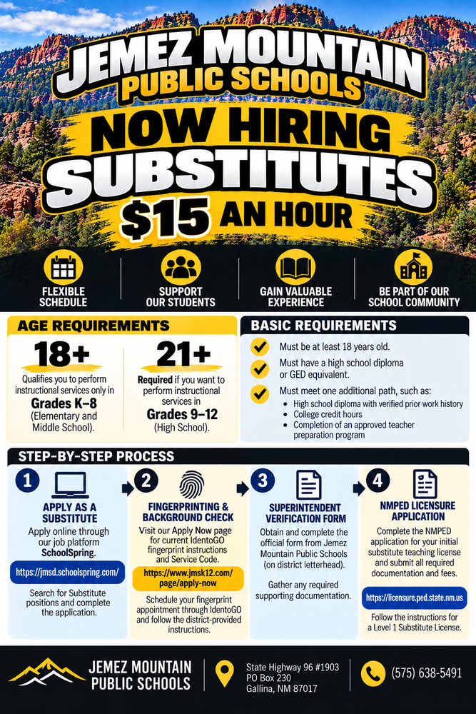 Substitute Flyer