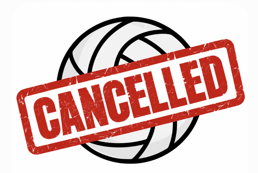Volleyball Game Cancelled