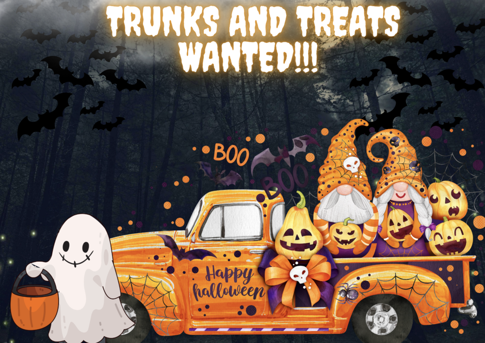 Wanted Poster for Trunk or Treat Involvement