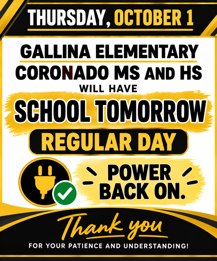 Oct 1 School Day