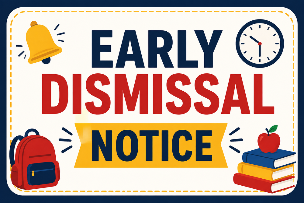 Early Dismissal Flyer