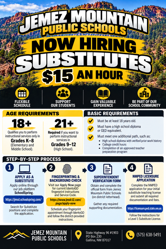 Substitute Flyer