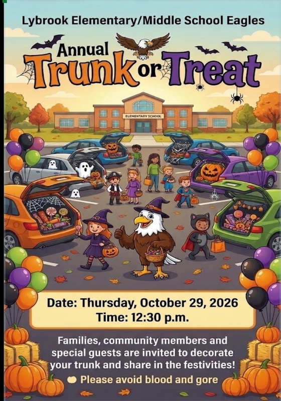 LES Trunk or Treat Flyer