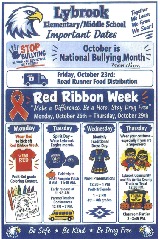 LES Red Ribbon Week Flyer