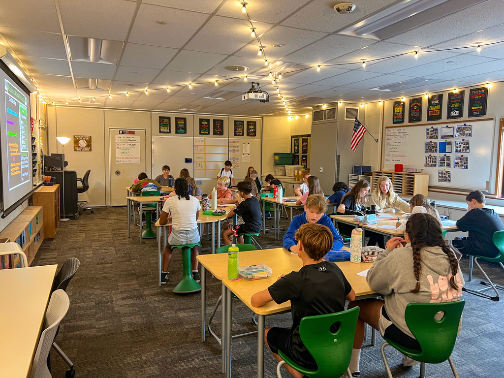 Students in classroom