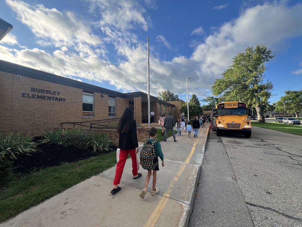 Students walking to Bursley