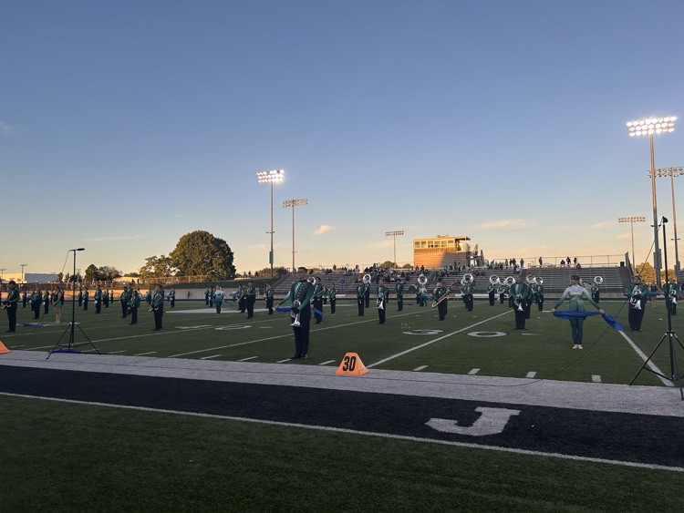 band on football field