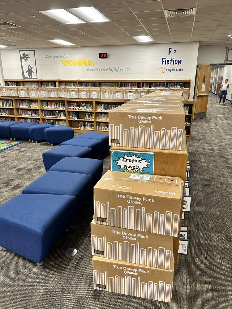 boxes of books