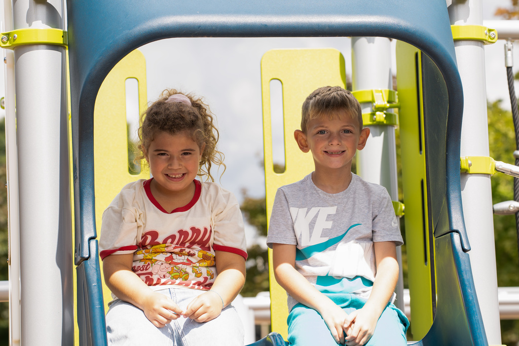Students on playground
