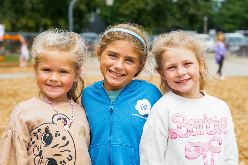 Students on playground