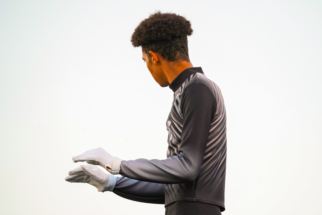 Drum major conducting