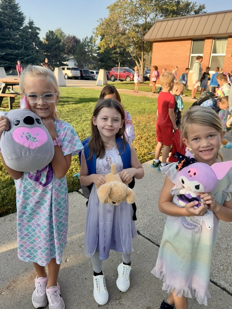 students wearing pajamas