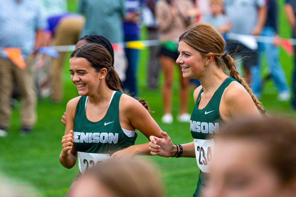 Girls running