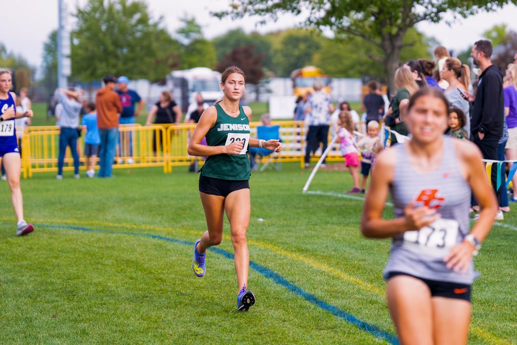 Girls running
