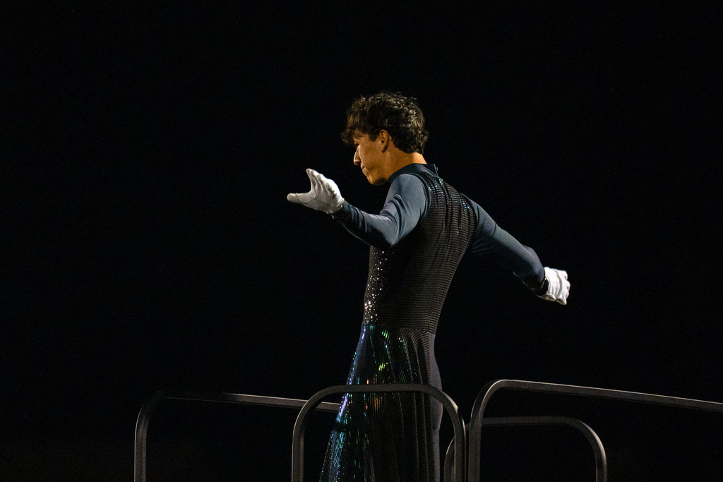 Drum major conducting