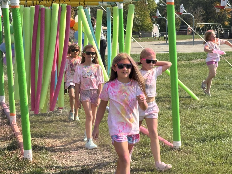car wash at Color Run