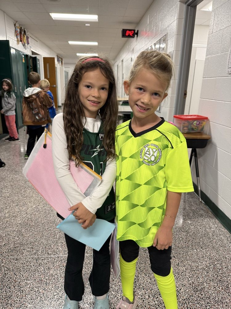 students wearing jerseys