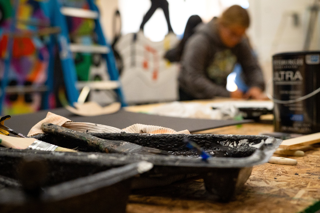 Homecoming float materials